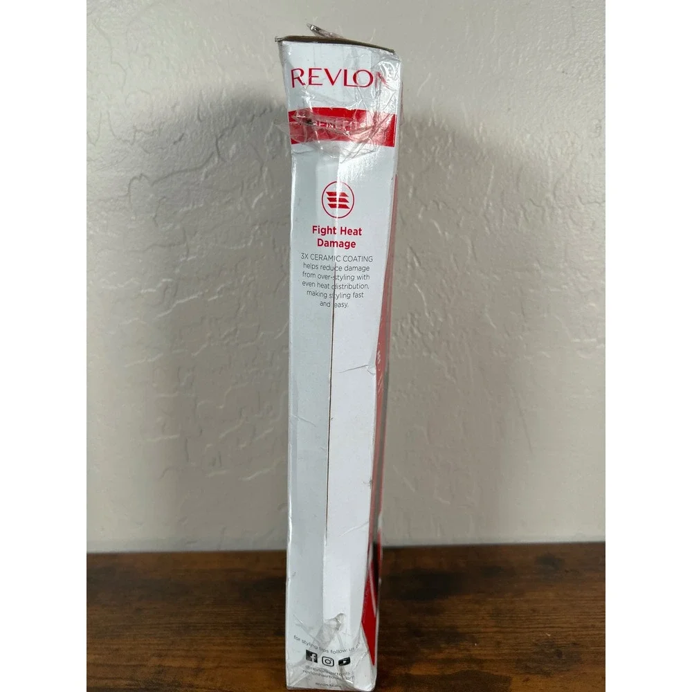 Revlon Perfect Heat 1/2 Inch Ceramic Curling Iron RV053CP4 Black Silver‎ 400F